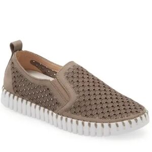 Ilse Jacobsen Women's Tulip Perforated Slip-On Comfort Sneakers Size 39/8.5-9